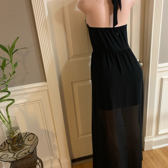 Women’s junior halter black dress size (M) - Picture 11 of 12
